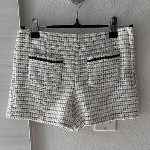 Janie and Jack Black and White Formal Shorts